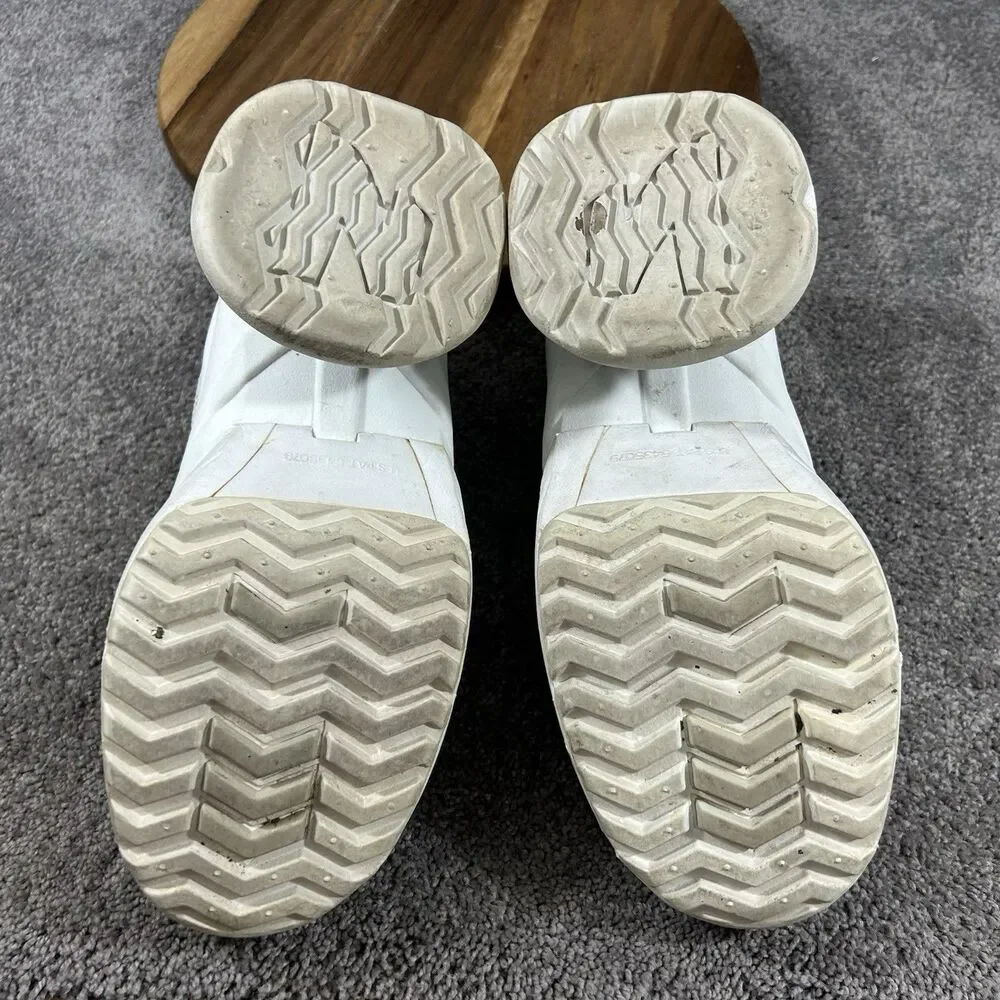 Z-Coil Freedom Classic Mens Sz 10 White Coil Spring Heel Therapeutic Shoes Used